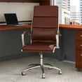 thumbnail image 2 of Pemberly Row High Back Faux Leather Executive Office Chair in Harvest Cherry, 2 of 6