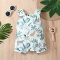 thumbnail image 7 of Baby Girls Spring Summer Animal Print Sleeveless Romper Bodysuit Clothes,Size 3 Months-6 Months, 7 of 7