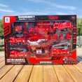 thumbnail image 3 of Jacenvly New Kids Toys Kids Fire Trucks Playset for Boys Pull Back Cars Kid Fire Station Playset Educational School Learning Toy Set Birthday 3+ Year Old Boy Girls Toys Age 6-8, 3 of 6