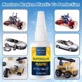 thumbnail image 2 of WWS-Super Colle pour Plastique 100g, Kit de Colle en Plastique Robuste pour Legos et Miniatures, Colle Adhésive en Plastique la Plus Résistante pour PLA, Impression 3D, Voiture, ABS, PVC, Acrylique, Artisanat, Meilleure Colle en Plastique, 2 of 4