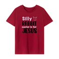 thumbnail image 1 of Camiseta de mujer con cuello redondo, camiseta básica suave y simple para viaje, camping, trabajo L, 1 of 7