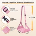 thumbnail image 5 of Foot Rest Hammock, Travel Leg Support Sling, Adjustable Airplane Accessory, Ergonomic Comfort Design and Reinforced Stitching for Business Travel, Car Trips, and Daily Office Use., 5 of 9
