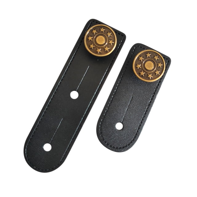 Stretchable Jeans With Detachable Buttons Enlarged Waist Herringbone Buckle Adjustable Waist Buttons