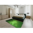 thumbnail image 4 of Ahgly Company Indoor Square Patterned Deep Emerald Green Area Rugs, 6' Square, 4 of 6