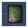 thumbnail image 2 of 60th Anniversary Gifts, Diamond 60th Wedding Anniversary Grandparents Gifts, Anniversary Gifts for Grandparents, 60th Anniversary Card for Parents, Picture Frame for Couples, 2123B, 2 of 6