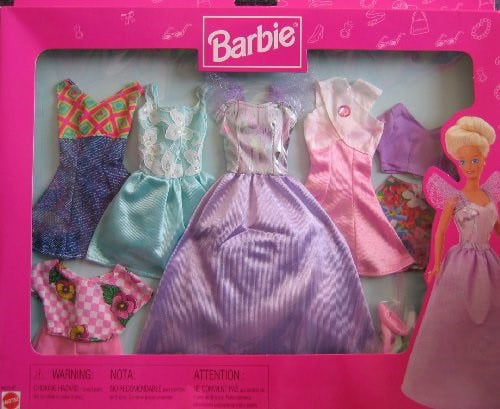 Details about   2001 Six Fashion Gift Pack Barbie Fashions Arctoys Mattel