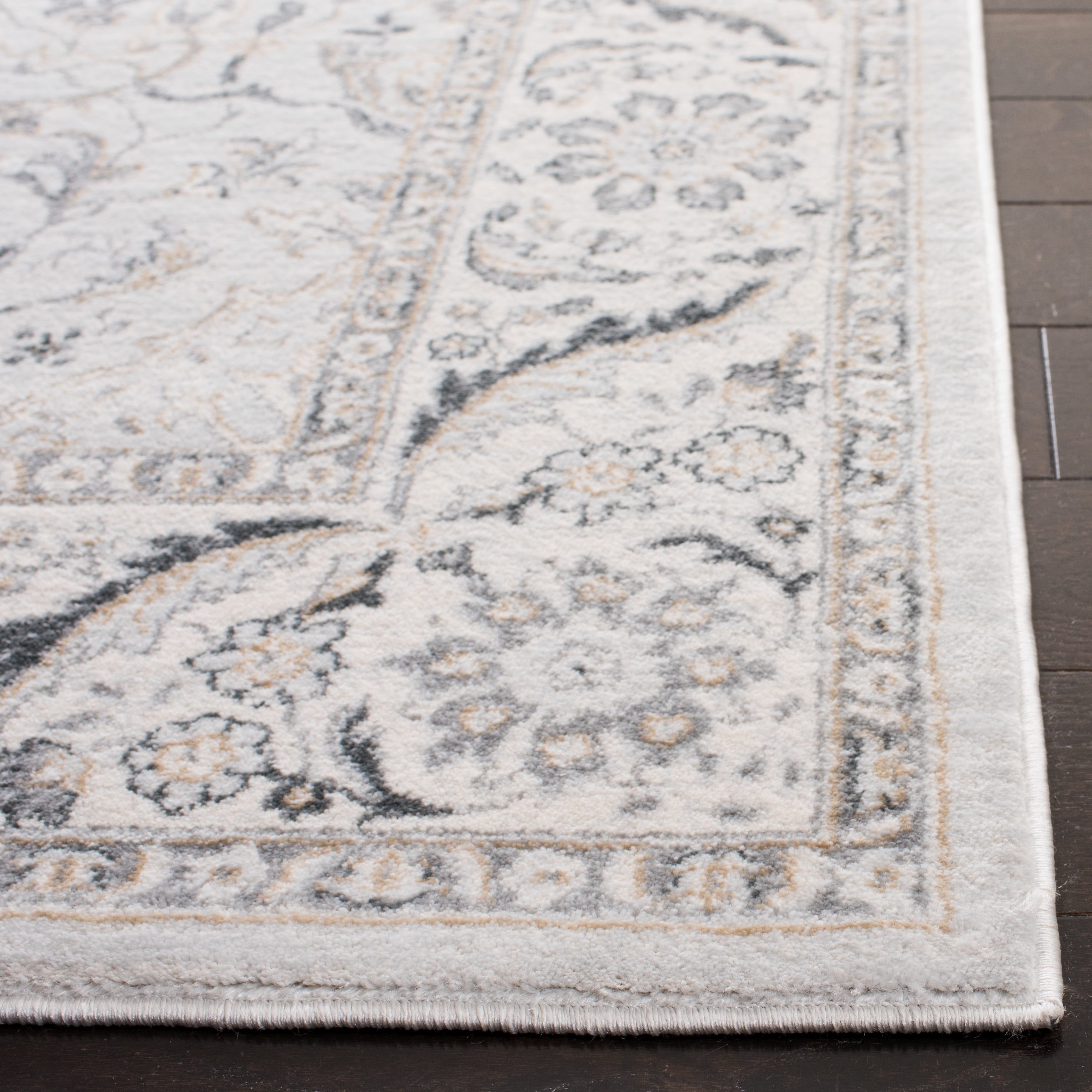 SAFAVIEH Isabella Kuzman Oriental Area Rug, Light Grey/Cream, 10' x 14'