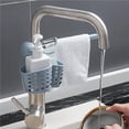 thumbnail image 3 of Organizador De Cocina, Cesta Colgante De Almacenamiento Para Fregadero, Esponja Sin Perforaciones, Paño De Cocina, Soporte Para Escurridor, Trapo, Herramienta De Drenaje Para Baño Cateissary HA022623-00, 3 of 7