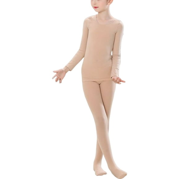 pitrice Spring Autumn Kids Thermal Underwear Set Cotton Home Office Dance Long Johns Inner Wear Warm Tops Bottom Slim for Children S