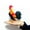 Multicolor, variant on Realistic Simulation Chicken Rooster Model, Foam Material Decorative Ornaments, Farmhouse and Kitchen Decor, Educational Display and Gift Option for Animal Lovers