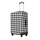 thumbnail image 1 of Balery Houndstooth Black And White Funda de equipaje, fundas para maletas, elástica, lavable, protector de maletas, compatible con maletas de 18 a 32 pulgadas-Large, 1 of 7