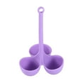 thumbnail image 4 of Cesta para huevos, cocedor de huevos, vaporera para huevos, rejilla para olla de vapor, cocedor de huevos, escalfador de huevos para Violeta 3 agujeros, 4 of 9