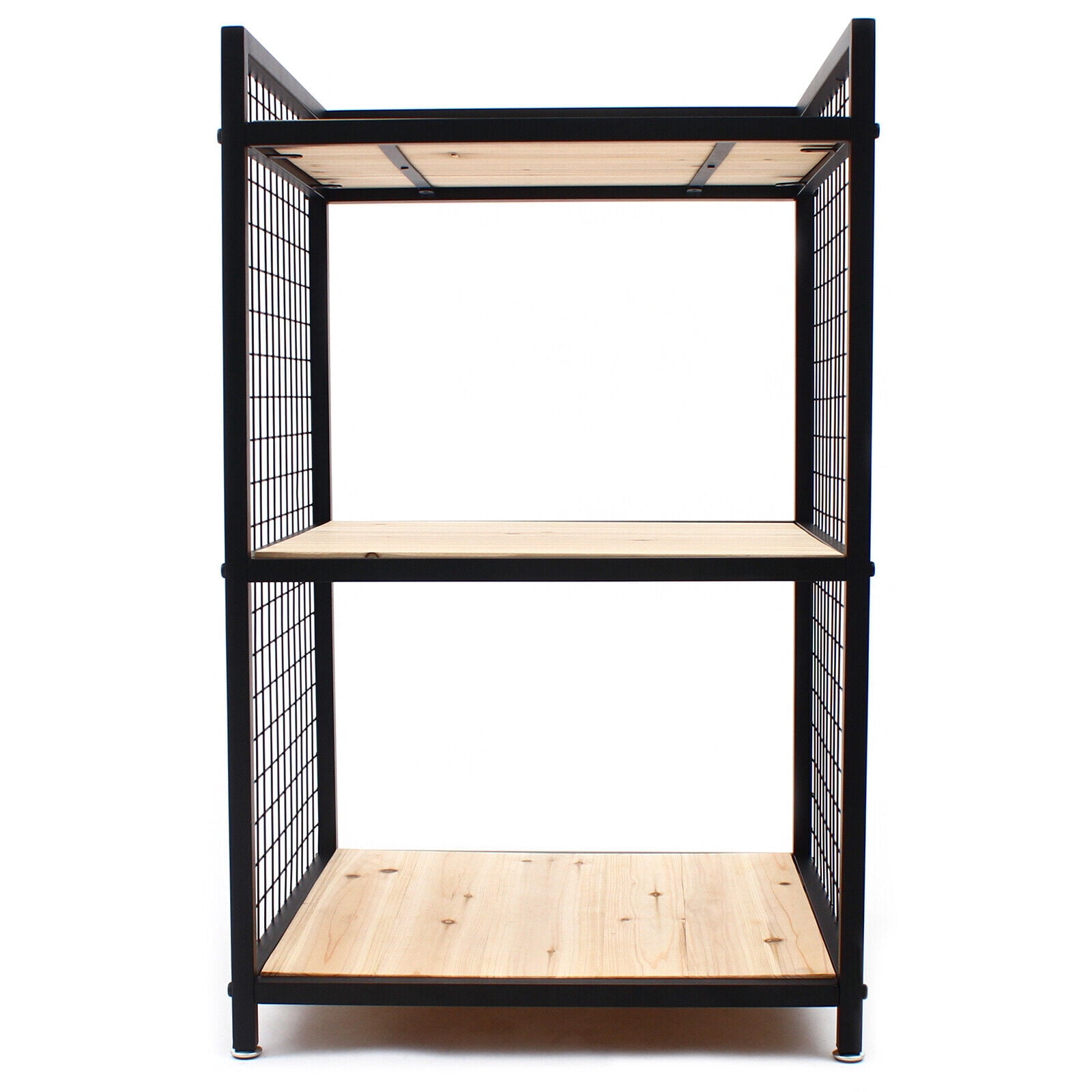 FETCOI Storage Rack 3-Tier Shelving Modern File Cabinet Printer Stand Home Office Stand