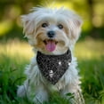 thumbnail image 2 of Dog Bandana 1 Pack,Spider Web and Skulls Halloween Pattern Bandanas for Dogs,Cat Bandana,Small/ Large Dog Bandana 2 Size,Dog Bandanas Girl Boy, 2 of 5