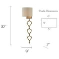 thumbnail image 5 of Jewel Gold Wall Sconce, 5 of 5
