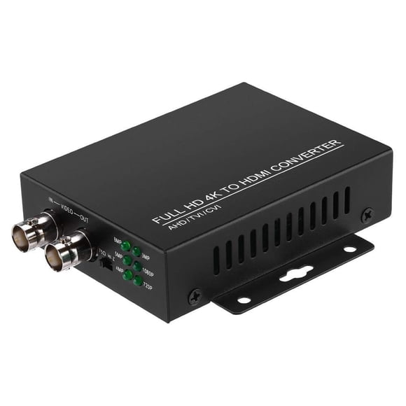 Eyoyo TVI/CVI/AHD to HDMI Converter Adapter, Full HD 4K 720P/1080P/3MP/4MP/5MP/8MP BNC to HDMI Video Converter for Monitor HDTV DVRs, Convert TVI CVI