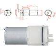 thumbnail image 3 of Mini Air Pump, Compact Micro Vacuum Pump Low Noise 2 Hole  for Industrial Appliance DC3.7V  Less than or equal to 400mA,DC6V  Less than or equal to 250mA, 3 of 7