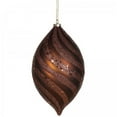 thumbnail image 1 of Vickerman M113219 10.5 in. Chocolate Matte-Glitt Spiral Drop, 1 of 1