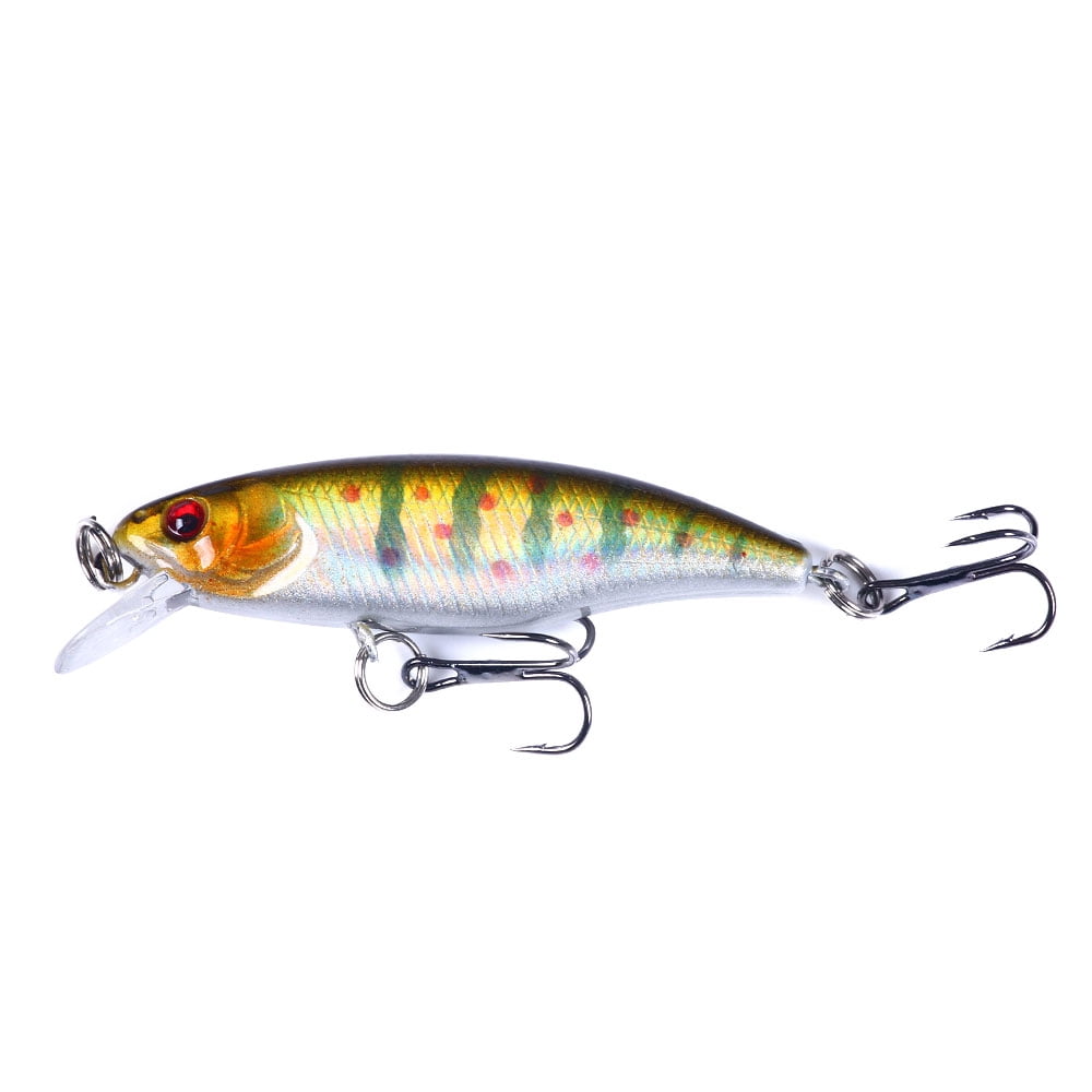 HENGJIA Fishing Lures Large Hard Bait Minnow VIB Lure with Treble Hook Life-Like Swimbait Fishing Bait Popper Crankbait Sinking Lure for Trout Bass Walleye Redfish