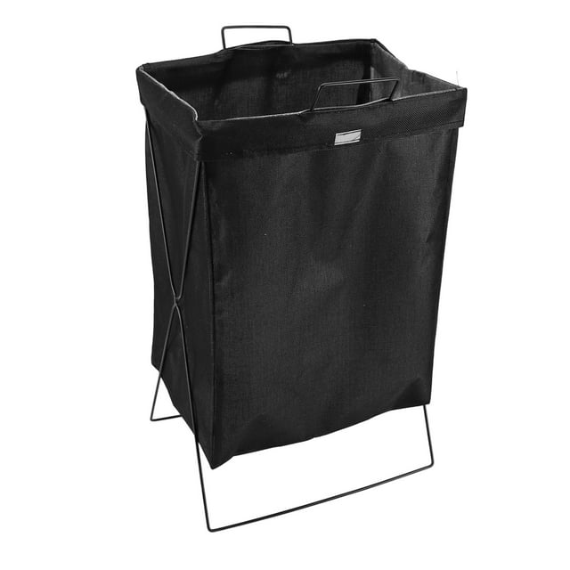 Cesta para la Colada Con Marco de Metal X, Organizador Independiente de Ropa Sucia de Gran Capacidad Para El Hogar, Atramento o Dormitorio