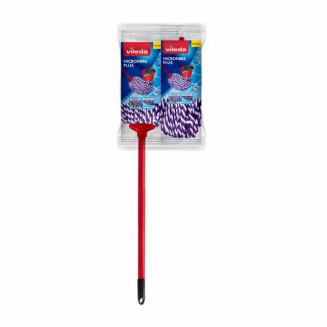 promopack trapeador microfiber plus vileda + repuesto