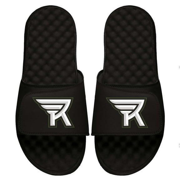 Men's ISlide Black Rochester Knighthawks Primary Logo Slide Sandals