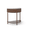 Brown, variant on Tcbosik Console Table with 2 Drawers, Semi-Circle Entryway Table with Open Shelf, Half-Moon Foyer Table for Living Room, Hallway, Easy Assembly, Cream White