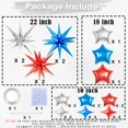 thumbnail image 2 of Star Balloons BZIDII, 21 unidades, láminas de mylar, 22, 18, 10 pulgadas, 2 of 7