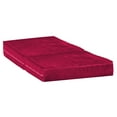 thumbnail image 3 of Sherpa Covered Gel Cushion for Back and Seat, Crafted with Soft Memory Foam, Home Improvement - Burgundy Design, Cushion Measures 35 3/8" Wide x 15 3/4" Long x 3 1/2" High, 3 of 6