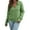 Green, variant on Vedolay Cute Sweaters Women's Crewneck Sweater 2023 Fall Oversized Side Slit Ribbed Knit Pullover Tops,Beige L