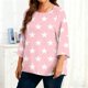 thumbnail image 2 of TaTaai Plus Size Gradient Print T-Shirt, Women's Long Sleeve Round Neck Top, Casual Loose Fit Blouse, Soft Home Wear, All Seasons Daily Attire Gift, 2 of 6
