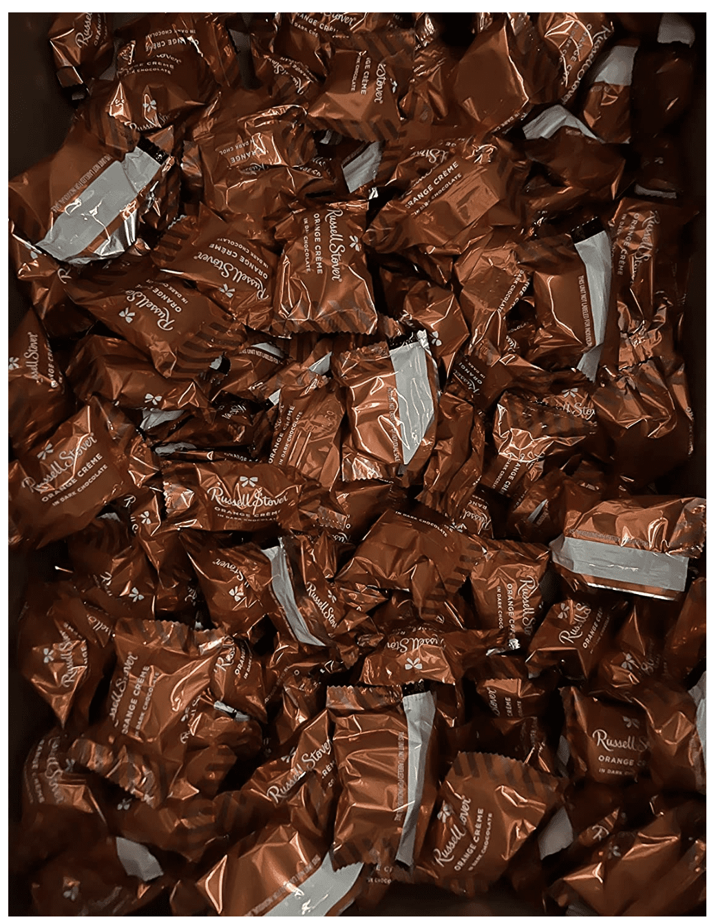 Russell Stover Dark Chocolate Orange Cream 16 oz bulk bag Exclusive