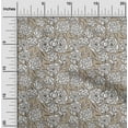 thumbnail image 2 of oneOone Velvet Dusty Gray Fabric Floral Craft Projects Decor Fabric Printed By The Yard 58 Inch Wide, 2 of 4