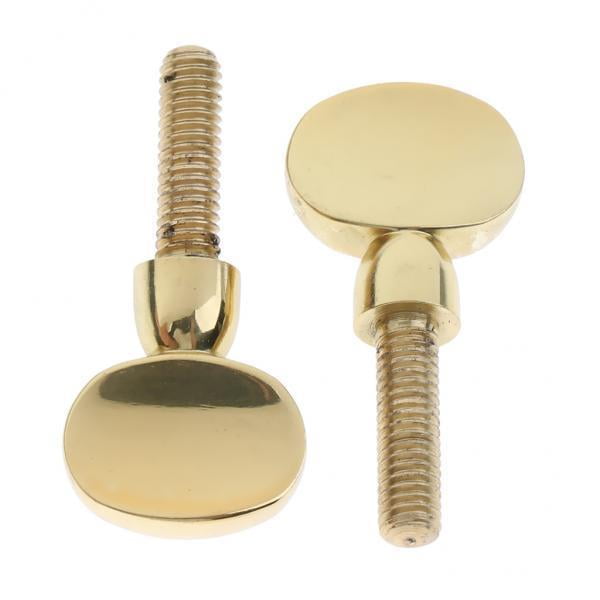 Receptor de Cuello de Saxofón de Latón Hugo 2 Uds. Tornillo de Apriete Oro