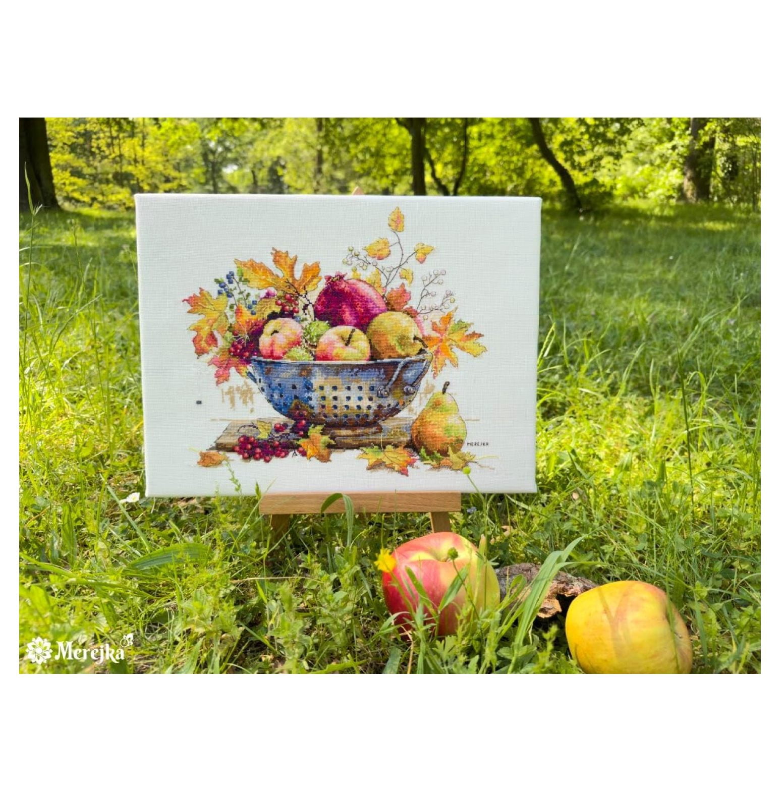 Counted Cross Stitch Kit September Dew, ecru