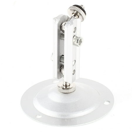 Unique Bargains Silver Tone Adjustable CCTV Camera Security System Aluminum Holder Bracket