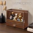 thumbnail image 6 of Honiway Cologne Organizer for Men, Wood Perfume Organizer Storage with Drawer & Acrylic Panel-Large, 6 of 10