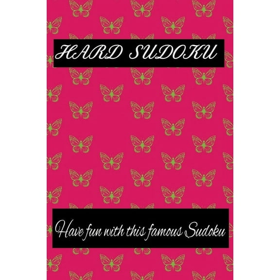 Hard Sudoku: Have fun with this famous Sudoku, (Paperback)