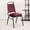Burgundy Vinyl/Silver Vein Frame, variant on Emma + Oliver 4 Pack Trapezoidal Back Stacking Banquet Chair in Navy Pattern Fabric - Gold Frame