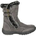thumbnail image 2 of Women's Journee Collection Takani Mid Calf Boot Grey Faux Suede 11 M, 2 of 4