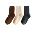 thumbnail image 7 of WOLLED 3PCS Kids Wool Socks 1-12Y Toddler Fall Winter Children's Socks Boys Girls Knitting Solid Color Socks, 7 of 7
