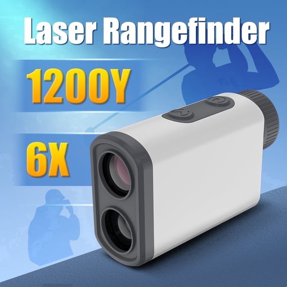 BOAYAL Golf Rangefinder 1200 Yards with Slope Flag Lock Vibration 6X Magnification 750mAh Rechargeable Laser Range Finder for Golf Hunting