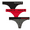 Black Jacquard/Crimson/Black, variant on REEBOK Women's 3-Pack Seamless Thongs