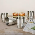 thumbnail image 2 of OFEFE Stainless Steel Cup, 10 oz Set of 4 Stackable Stainless Steel Insulated Cups, Small Metal Cup Double Wall Tumbler Vacuum Metal Drinking Glasses for Home Restaurant Outdoors Camping Party, 2 of 8