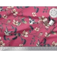 thumbnail image 3 of Soimoi Tissu en Coton Canard, Imprimé Floral, 1 Yard 42 Pouces de Large, 3 of 3