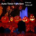 thumbnail image 2 of Orange Purple Halloween Lights 100FT 300 LED String Lights 8 Modes Timer Function Plug-in Halloween Twinkle Lights Connectable Waterproof Indoor Outdoor for Home Garden  Holiday Decor, 2 of 13