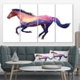 thumbnail image 1 of Horse Double Exposure Illustration - Large Animal Canvas Art Print, 1 of 4