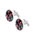 thumbnail image 2 of Flamingo Elegant Stainless Steel Men's Cufflinks for Business Attire, Weddings, and Special Occasions, 2 of 6