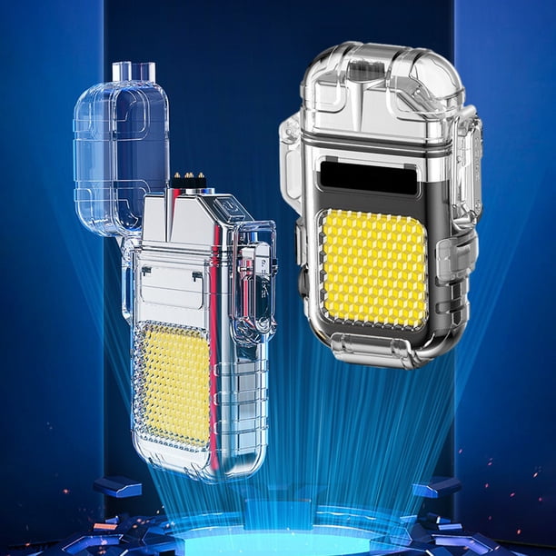 Encendedor Portátil Multifuncional con Llavero Resistente y Carga Usb.