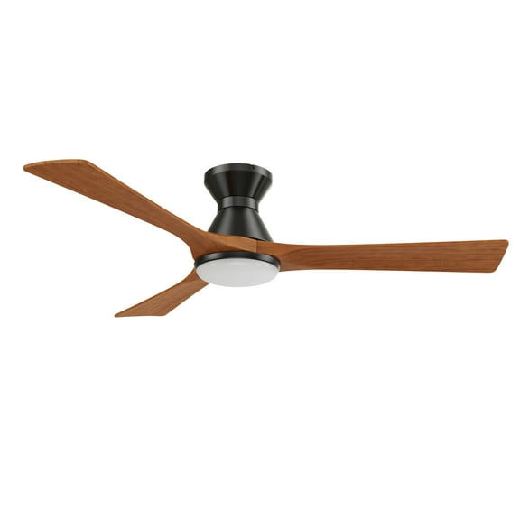 Smaair 52" 3 Blades Reverse Airflow Modern LED Smart Ceiling Fan with Light and Remote